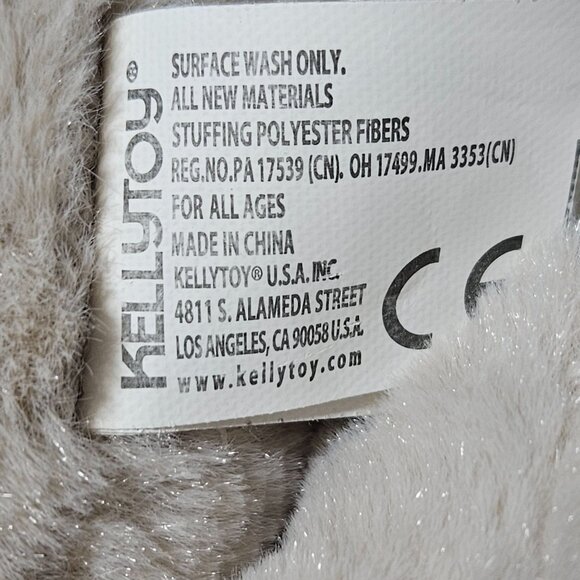 Kellytoy Sloth 12 Inch Beige Plush Stuffed Animal Toy Soft Cuddly Realistic - Picture 4 of 5